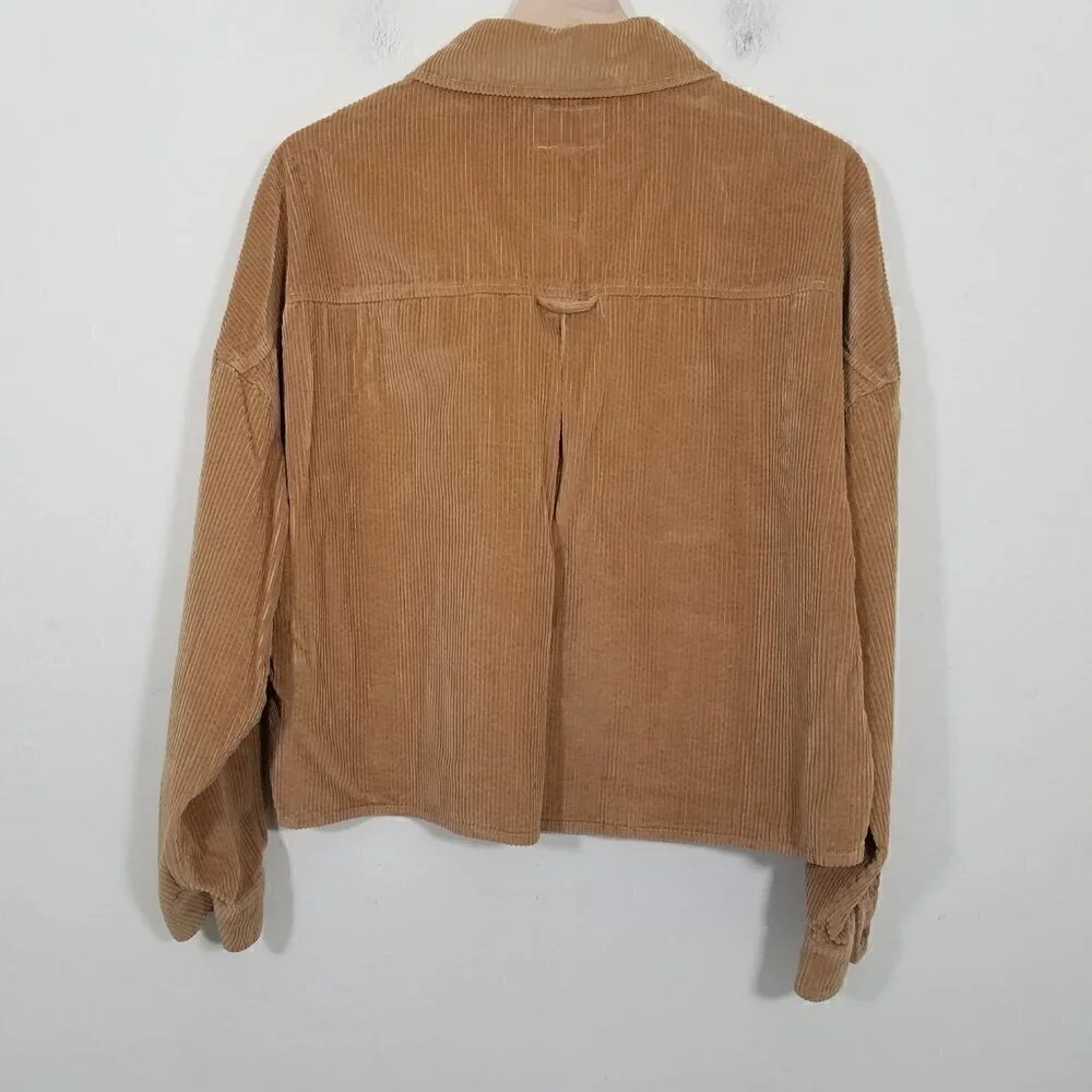 American Eagle Corduroy Button Down Shirt‎ Long Sleeve Size L